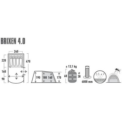 20. High Peak Brixen 4.0 Zelt 11815