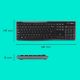 17. Logitech MK270 Membrantastatur 920-004508 (USB (2,4 GHz Funk); schwarz)
