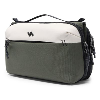 3. Inateck ABM34 Polyester-Organizer Olivgrün, Beige
