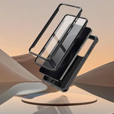 5. Tech-Protect Kevlar Cam+ Hülle für Samsung Galaxy S26 - Schwarz