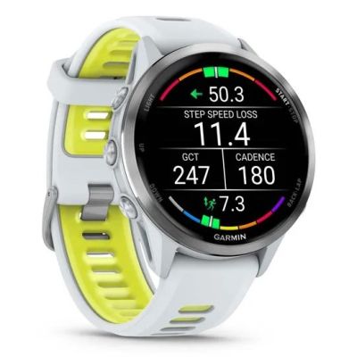 3. Sportuhr Garmin Forerunner 970 Whitestone/Amp Yellow
