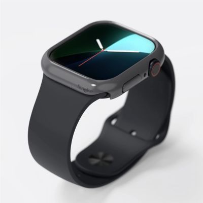 5. Ringke Slim 2er-Pack Hüllen für Apple Watch 10 46mm - Klar und Mattschwarz