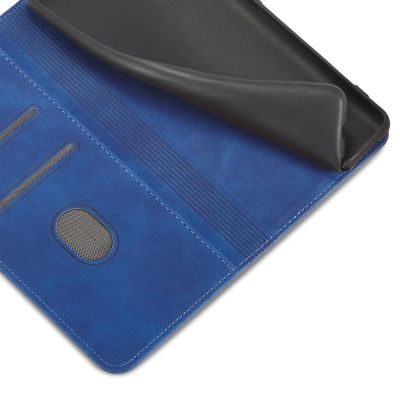 8. Magnet Fancy Case für Samsung Galaxy S23 Ultra Cover mit Flip Wallet Stand Blau