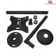 4. Maclean MC-504B TV-Deckenhalterung (schwenkbar, neigbar; 23" - 42"; max. 30 kg)