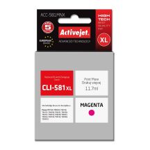 Activejet ACC-581MNX Tinte (Ersatz für Canon CLI-581XLM Drucker; Supreme; 11,70 ml; rot)
