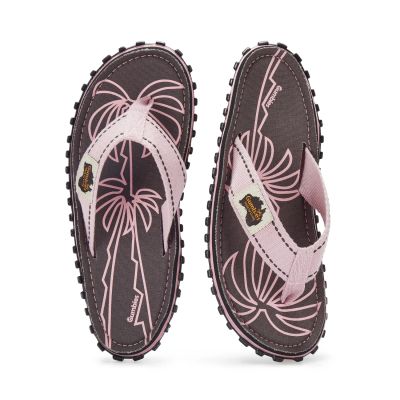 2. Gumbies Unisex-Flip-Flops ISLANDER FLIP-FLOP PALM LEAF PINK