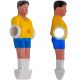 6. ENERO GELBE FUSSBALLFIGUR