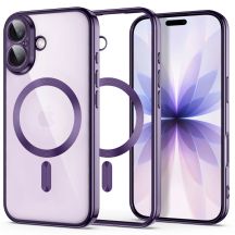 Tech-Protect MagFlex Hülle für iPhone 17 – Transparentes Lila