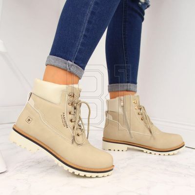 17. NEWS W EVE249A isolierte Wanderstiefel beige 