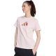 5. adidas Damen-T-Shirt mit Blumenmuster, hellrosa, KT2765