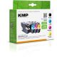 3. KMP 1537.4005 Tintenpatrone, 4 Stück, Ersatzfarben: Schwarz, Cyan, Magenta, Gelb
