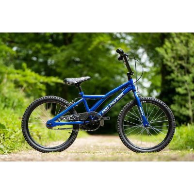 3. Huffy HX PRO 20" Aluminium-BMX-Rad, schwarz und blau (53000W)