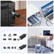 10. Wozinsky WKDDY2S USB-B - USB-C Kabel 2m - Schwarz