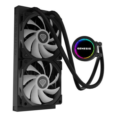 12. GENESIS WASSERKÜHLUNG HYDRIA 240 ARGB SCHWARZ
