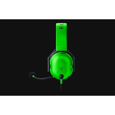 5. Razer BlackShark V2 X Kabelgebundenes Gaming-Headset mit Kopfbügel, Grün, Schwarz