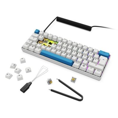 8. Sharkoon Skiller SGK50 S4 Gen2 PBT Wei-Gel RGB Gaming-Tastatur