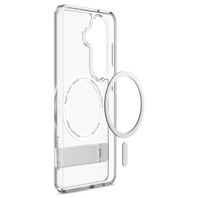 5. Spigen Ultra Hybrid S Mag MagSafe Hülle für Samsung Galaxy S26 – Transparent und Weiß