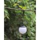 24. Solarlampe, Kugelhalterung aus Kunststoff mit Clip, 10 x 30 cm