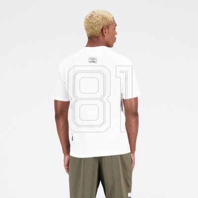 9. New Balance Hoops Baumwoll-Jersey-Shorts Wt M MT31589WT