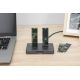 33. USB-C 3.2 Gen2 Dockingstation für M.2 Duo NVMe- und SATA-SSDs (max. 2 x 4 TB) mit SD-Express 7.1-Kartenleser (max. 2 TB), Schwarz