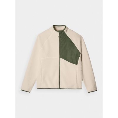 8. Damen-Sherpa-Fleecejacke mit Stehkragen 4F 4FRAW24TFLEF362-12S