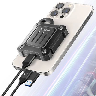 6. Orico XAM2 M.2 2230 USB-C 3.2 Tactical Verstärkter Festplattenschacht - Schwarz