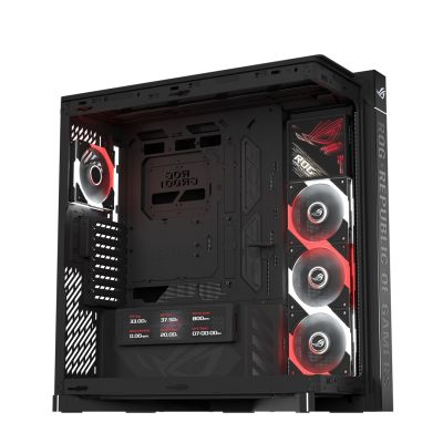19. Asus ROG CRONOXGR801CURVE TG ARGB SCHWARZE Hülle