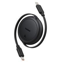 Baseus Free2Pull 60W USB-C Einziehbares Kabel – USB-C 1 m – Schwarz