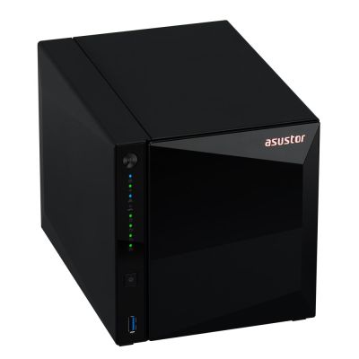 9. NAS Asustor AS3304T v2; Tower; 4x (3,5" SATA HDD/ 2,5" SSD); Realtek RTD1619B, 2 GB DDR4, 1x 2,5 GbE, 3x USB 3.2