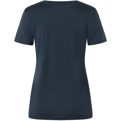 Damen-T-Shirt SUPER.NATURAL W Palm Island Bio J Tee marineblau