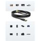 7. Ugreen US128 90576 USB-A 3.0 / USB-A 3.0 5Gb/s Kabel 3m – Schwarz
