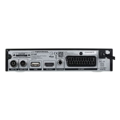 7. ESPERANZA DVB-T2 Tuner H.265/HEVC EV106P