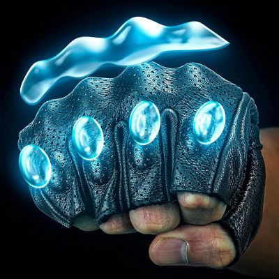 3. Rockbros 16220006005 XXL Leder-Motorradhandschuhe – Schwarz