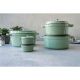 3. STAUB 40508-706-0 runder gusseiserner Topf - 5,2 l mint
