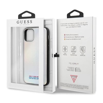 5. Guess GUHCN65BLD iPhone 11 Pro Max Silber/Silber Hartschale Iridescent