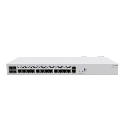 Mikrotik CCR2116-12G-4S+ Router: Insgesamt 17 Ethernet-Ports; Architektur: ARM 64-Bit; CPU-Kerne: 16