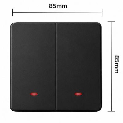 9. QOLTEC LICHT-EIN/AUS-SCHALTER | 2-KANAL | WLAN | TIMER | TUYA | SCHWARZ