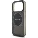 6. AMG Double Layer Transparent Smocked MagSafe Case für iPhone 17 Pro - Schwarz