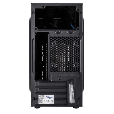 5. AKYGA Micro-Tower-ATX-Gehäuse mit USB-C-Anschluss AK19BK