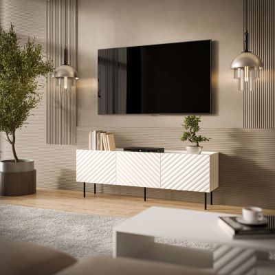 3. 3D-TV-Schrank LUCCA 165x40x59 weiß