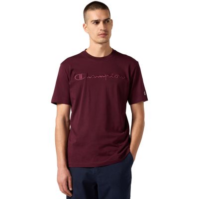 8. Herren Champion SS Tee Burgunderrot 220273 RS522
