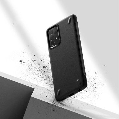 6. Ringke Onyx Strapazierfähiges TPU Cover für Samsung Galaxy A72 4G grau (OXSG0038)