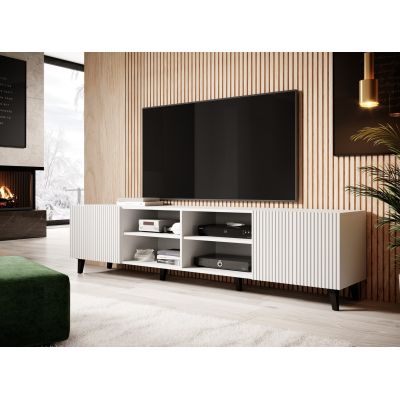 4. TV-Schrank PAFOS 200x40x52 weiß matt