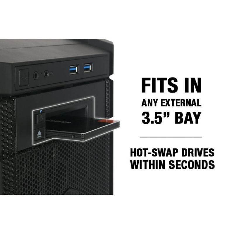 11. Icy Dock flexiDOCK MB521SP-B Schwarz