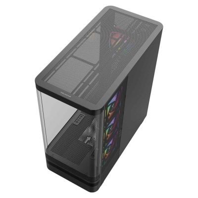 12. MODECOM VOLCANO AQ 100 ARGB MIDI SCHWARZES GEHÄUSE