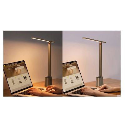 13. Baseus Smart Eye kabellose LED-Schreibtischlampe mit Akku 2200 mAh grau (DGZG-0G)