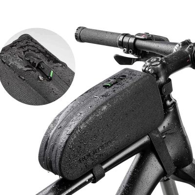 6. Rockbros AS-019 Fahrradrahmentasche wasserdicht 1,5 l - Schwarz