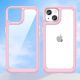 8. Outer Space Case iPhone 14 Plus Hardcover mit Gelrahmen Pink
