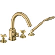4-Loch-Badewannenarmatur mit Duschset BQT_M14D 5908212076033