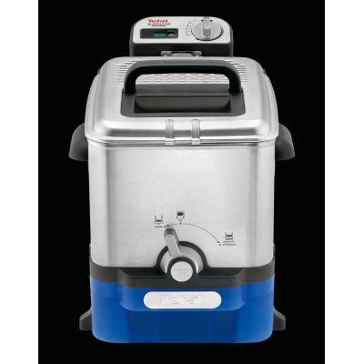 5. Tefal FR8040 Fritteuse, Fassungsvermögen 3,5 l, Farbe Schwarz, Edelstahl, Leistung 2300 W, Abmessungen 34,8 cm x 46,4 cm